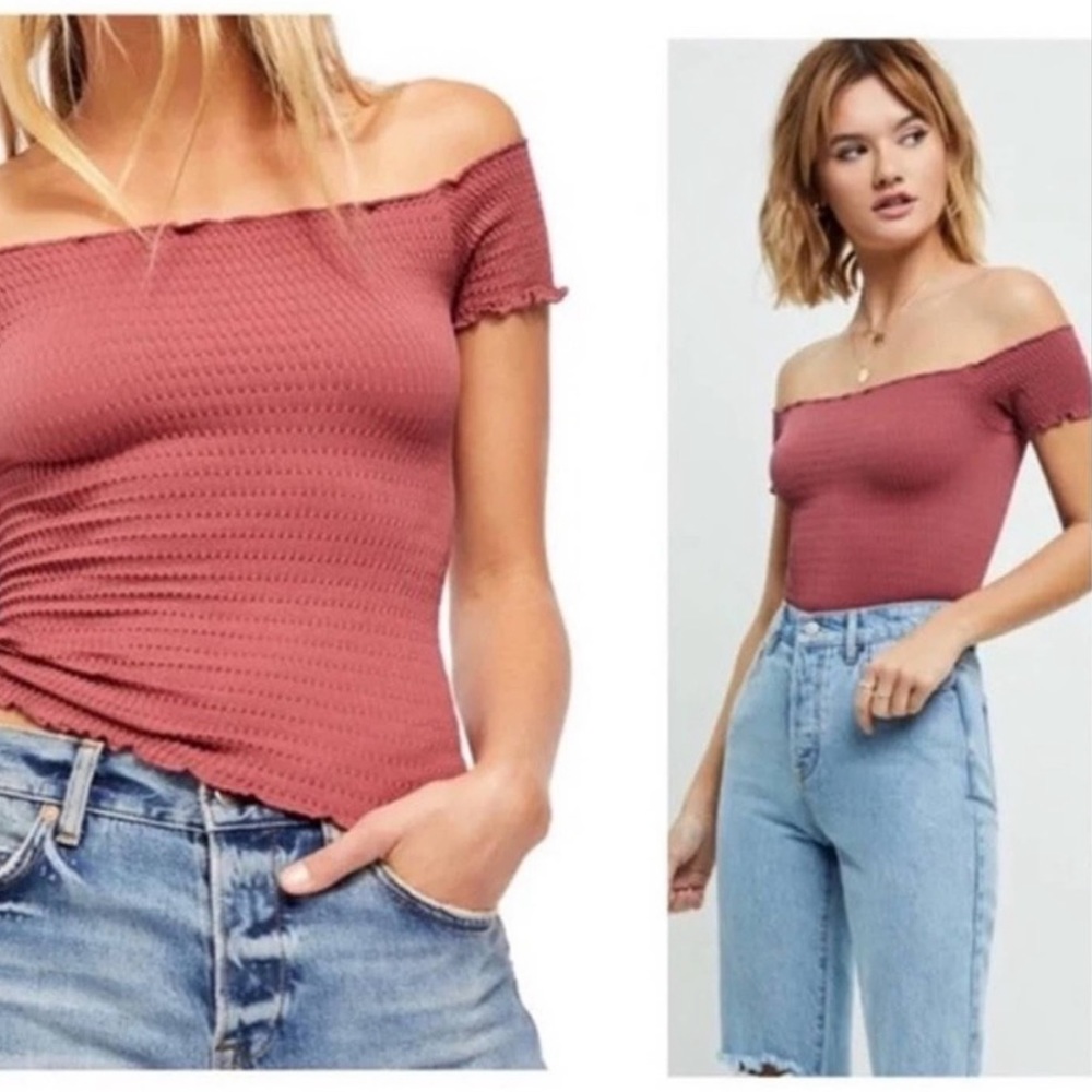 Free people intimately smocked top